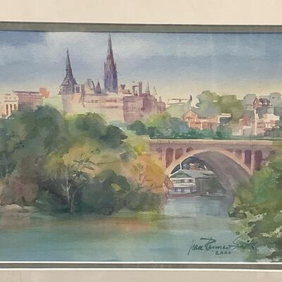 E - 220 Jean Ranney Smith Original Art â€œKey Bridgeâ€