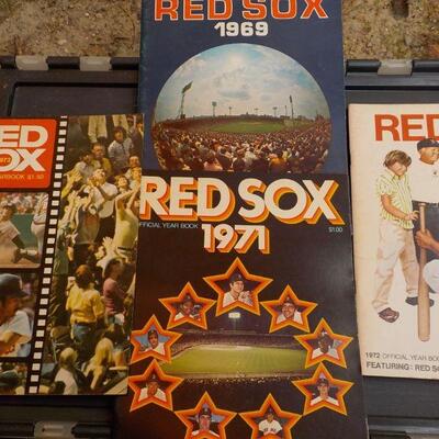 "1969,70,71,72 Red Sox Year Book Collectable's (4)".