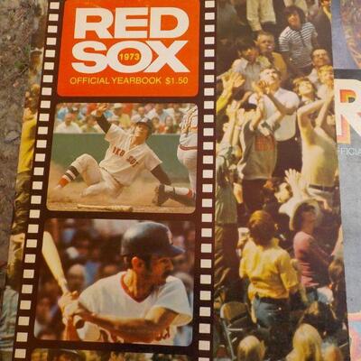 "1969,70,71,72 Red Sox Year Book Collectable's (4)".