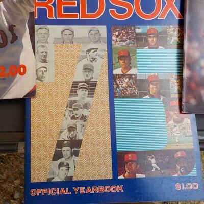 "1974, 75, 76, 77 , Boston Red sox Year books, (4),"