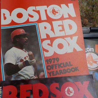 "1979, 70, 78, Boston Red sox year books".