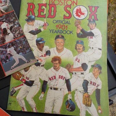 " 1980, 80, Boston Red Sox Year Books (3)."