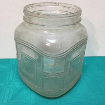 Vintage Jumbo Glass Food Storage Container
