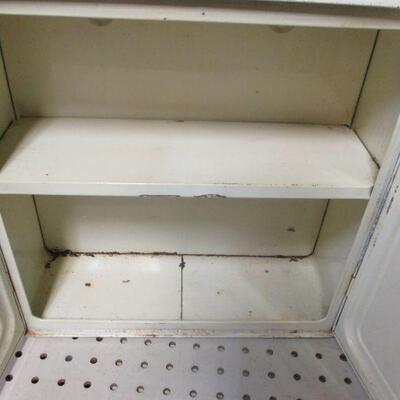 Lot 38 - Vintage Metal Cabinet