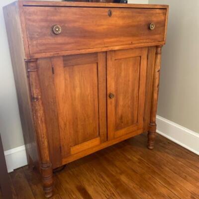 410: Antique Pine Jelly Cupboard 