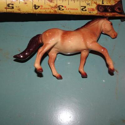 Porcelain Miniature Horse, nick on ear