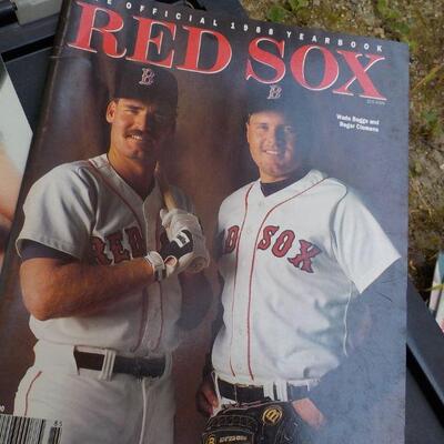 " 1988, 89, 90, Official Red Sox Year Books." (3)