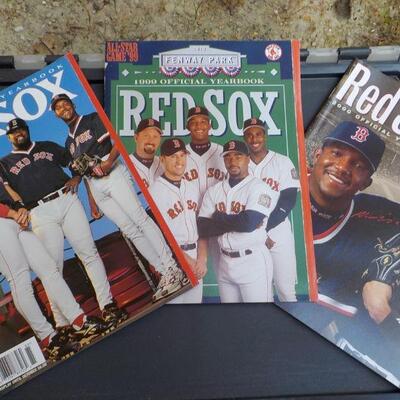 "1998, 99 Red Sox Official Year Books."