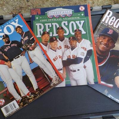 "1998, 99 Red Sox Official Year Books."