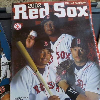 "2001, 02, 03, Official Red Sox Year books. (3).