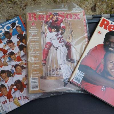 " 2004, 05, 06 Boston Red Sox Year Books.(3)