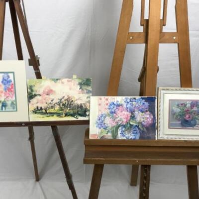 E - 233 Jean Ranney Smith Original Floral Watercolor Paintings