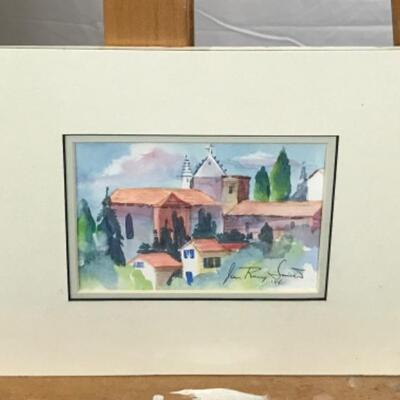 D - 236 Jean Ranney Smith Original Watercolor Paintings “City Scapes”