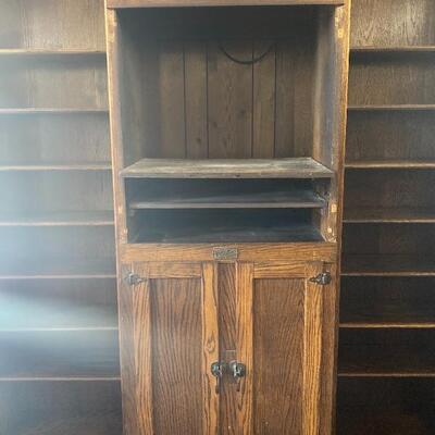 Wood Media Cabinet
