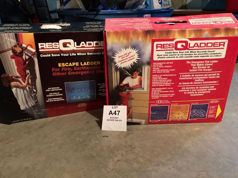 Ladder Rescue Box 2 NEW IN BOX RESCUE LADDERS BY RESQ | EstateSales.org