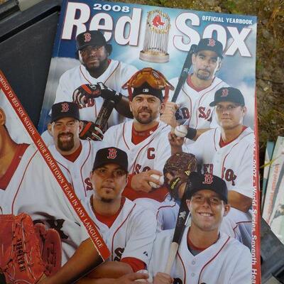 ' 2006, 07, 08, Official Red Sox Year Books. (3)