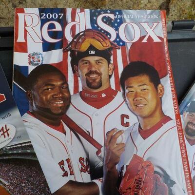 ' 2006, 07, 08, Official Red Sox Year Books. (3)