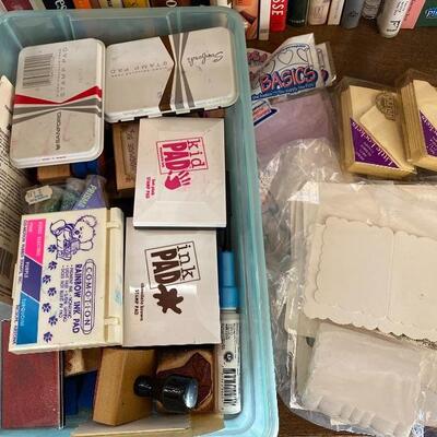 Rubber stamp craft lot