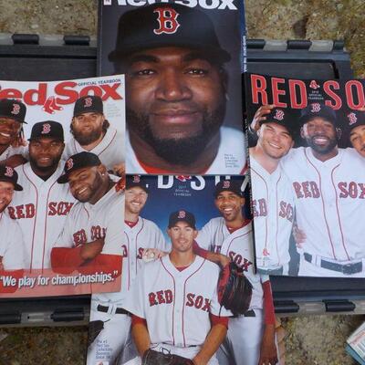 ' 2015, 16,17, 18 Official Red Sox year book."