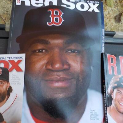 ' 2015, 16,17, 18 Official Red Sox year book."