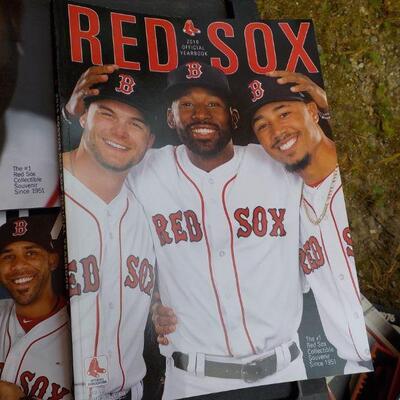 ' 2015, 16,17, 18 Official Red Sox year book."