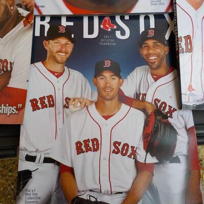 ' 2015, 16,17, 18 Official Red Sox year book."