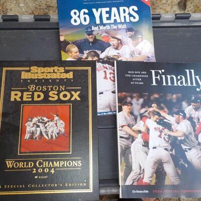 " 3 Great Books on the 2004 World Series  Champs Boston Red Sox."