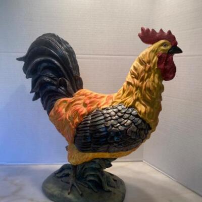 417: Large Decorative Rooster 