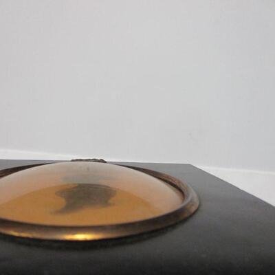 Lot 71 - Vintage Silhouette Pictures With Bubble Glass