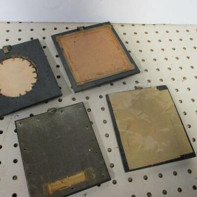 Lot 71 - Vintage Silhouette Pictures With Bubble Glass