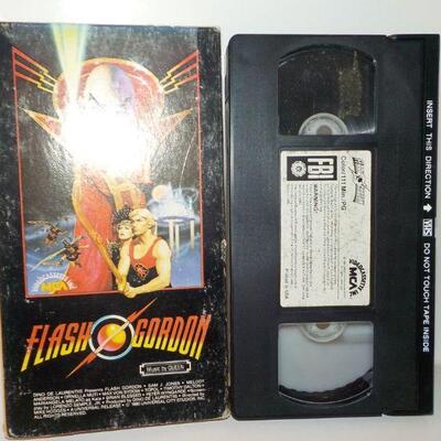 "Originial Flash Gordon VHS Tape".