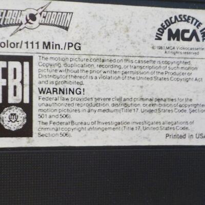 "Originial Flash Gordon VHS Tape".