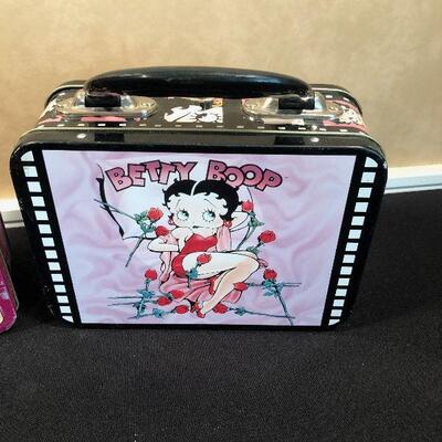 #45  2 Betty Boop Tin Lunch Boxes 