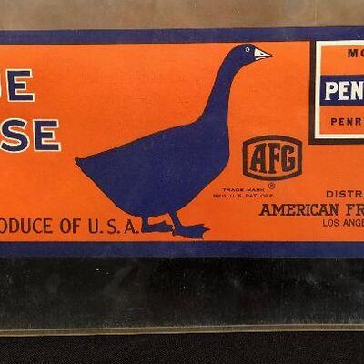 #49 Blue Goose Fruit Label 