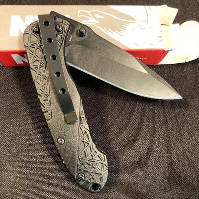 #57 NRA Folding Lock Blade Knife 
