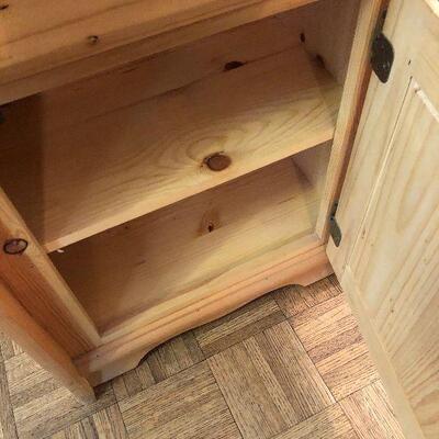 #60 Unfinished PINE Cabinet 