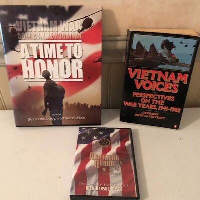 #85  VIETNAM WAR BOOKS AND DVD