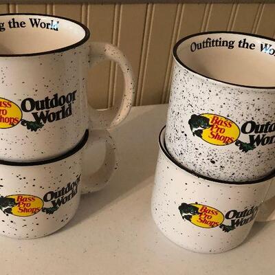 #190 BASS PRO SHOP Coffee cups NEW IN THEBOX