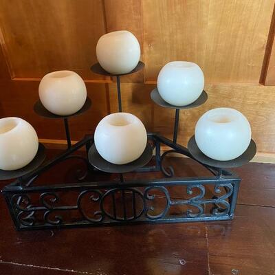 Iron tabletop Candle holder