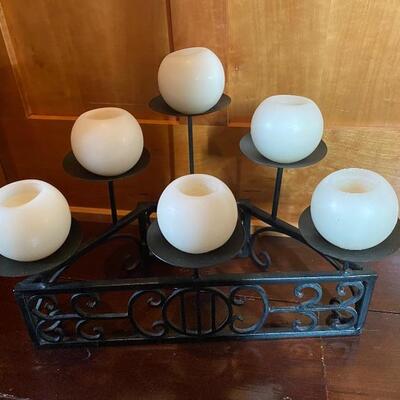 Iron tabletop Candle holder