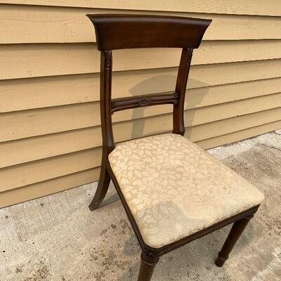 Single antique desk chair