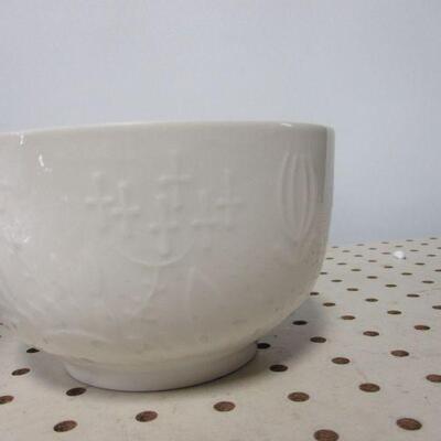 Lot 77 - Antique/Vintage Bridgwood Pottery England Biscuit Barrel 