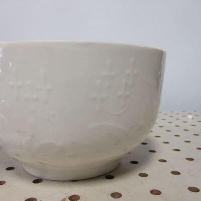 Lot 77 - Antique/Vintage Bridgwood Pottery England Biscuit Barrel 