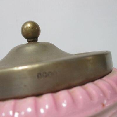 Lot 77 - Antique/Vintage Bridgwood Pottery England Biscuit Barrel 