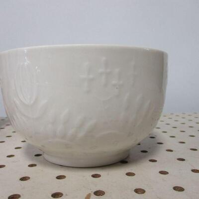 Lot 77 - Antique/Vintage Bridgwood Pottery England Biscuit Barrel 