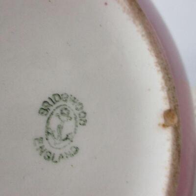 Lot 77 - Antique/Vintage Bridgwood Pottery England Biscuit Barrel 
