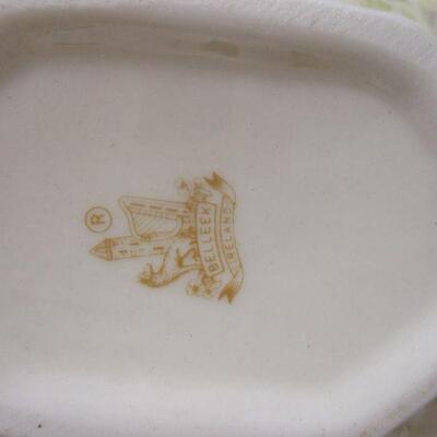 Lot 82 - Irish Belleek Shamrock Dish