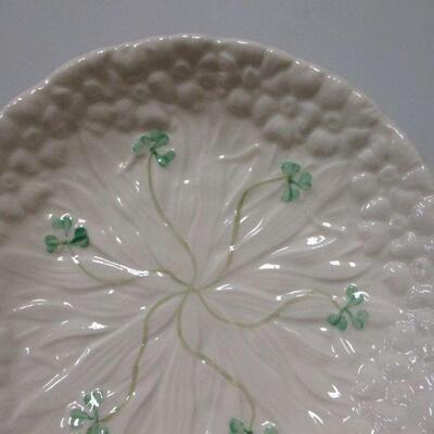 Lot 87 - Irish Belleek Shamrock Daisy Accent Dish