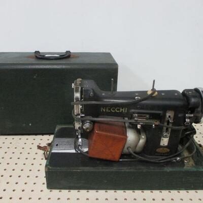 Lot 96 - Necchi Sewing Machine With Case