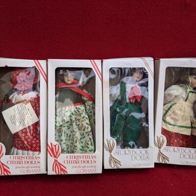 Gorham christmas dolls 